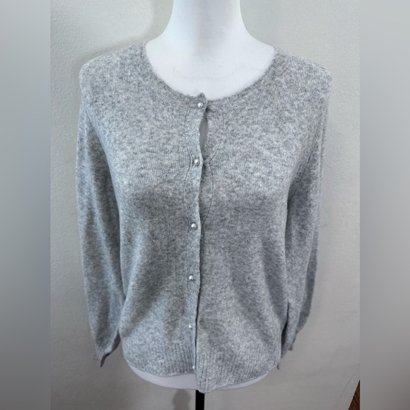 J. Crew Factory Sweaters Jcrew Factory Puffsleeve Cardigan Sweater